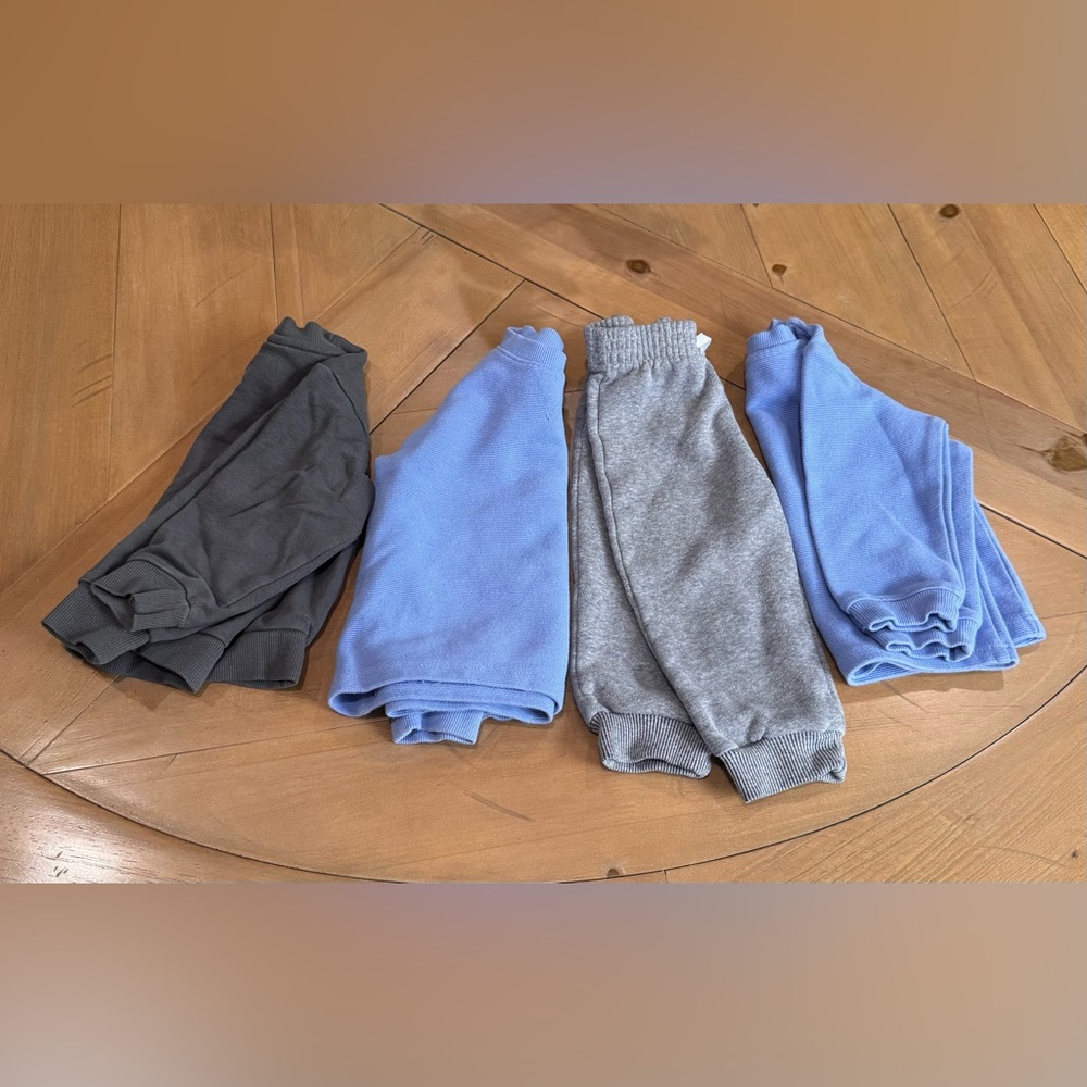 Bundle of 4 little boys sweaters and sweatpants